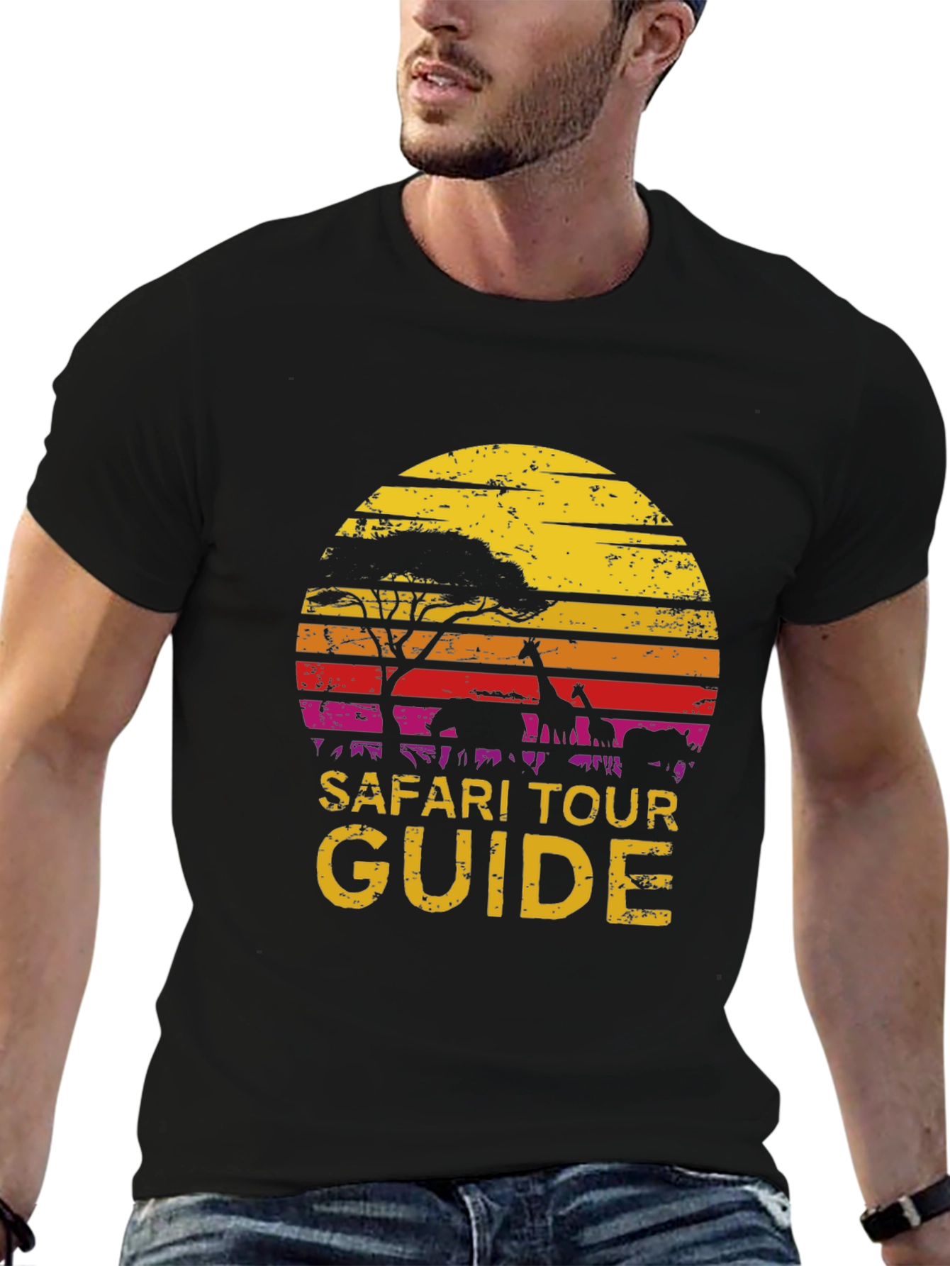 Safari Tour Guide Graphic Tee