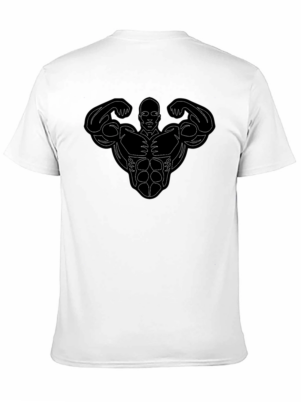 Muscle Man Graphic Tee - Black