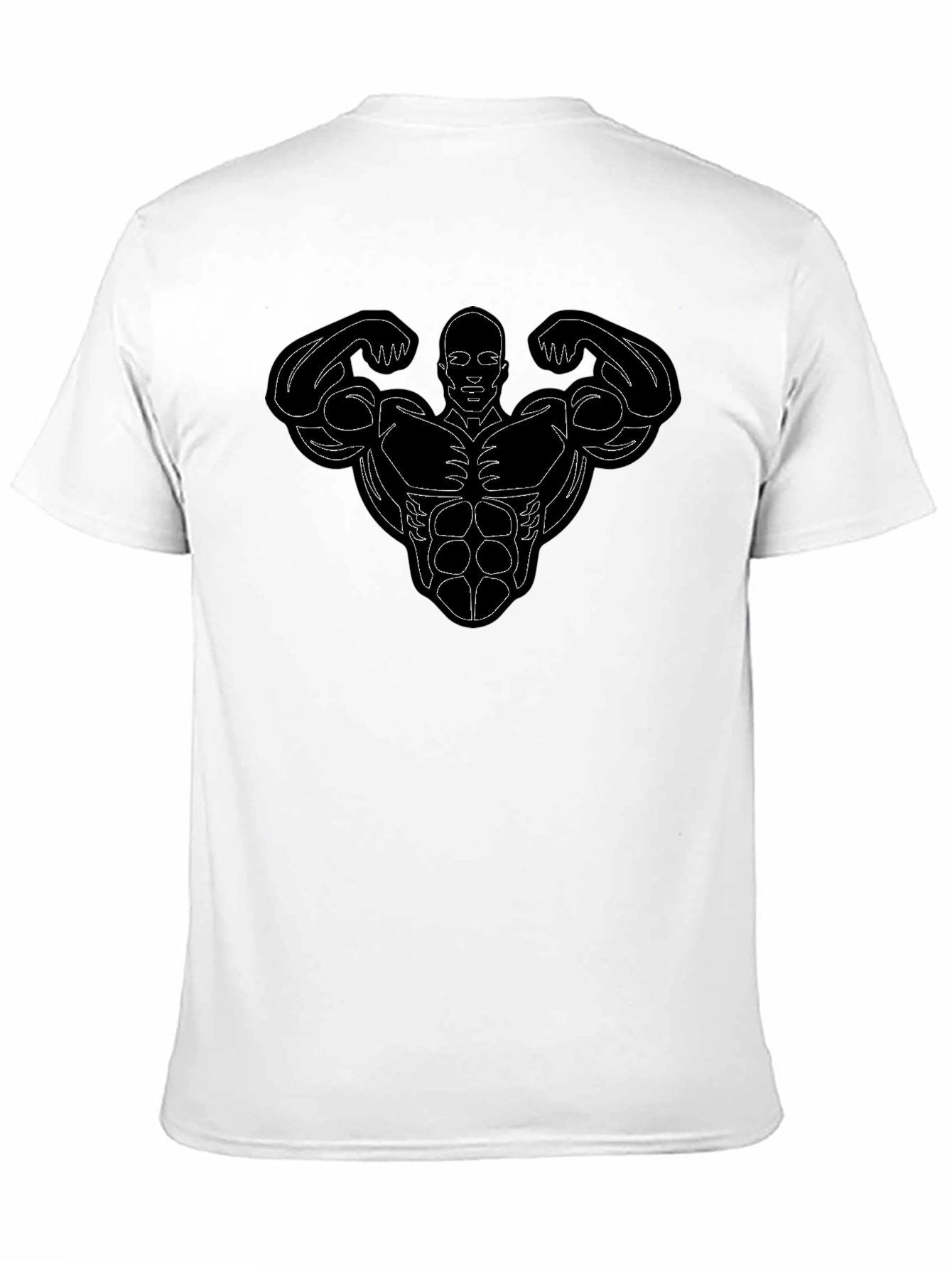 Muscle Man Graphic Tee - Black