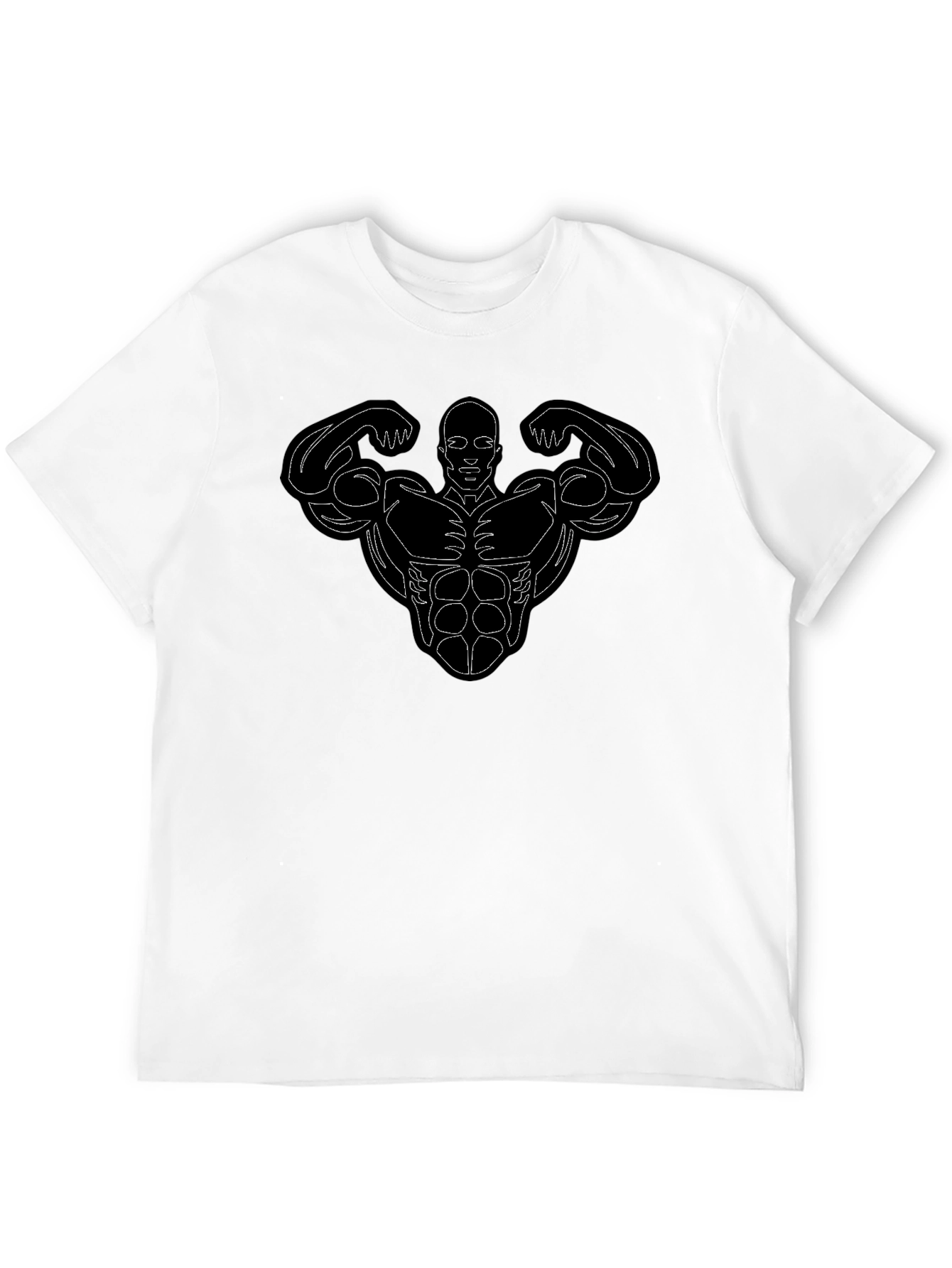 Muscle Man Graphic Tee - Black