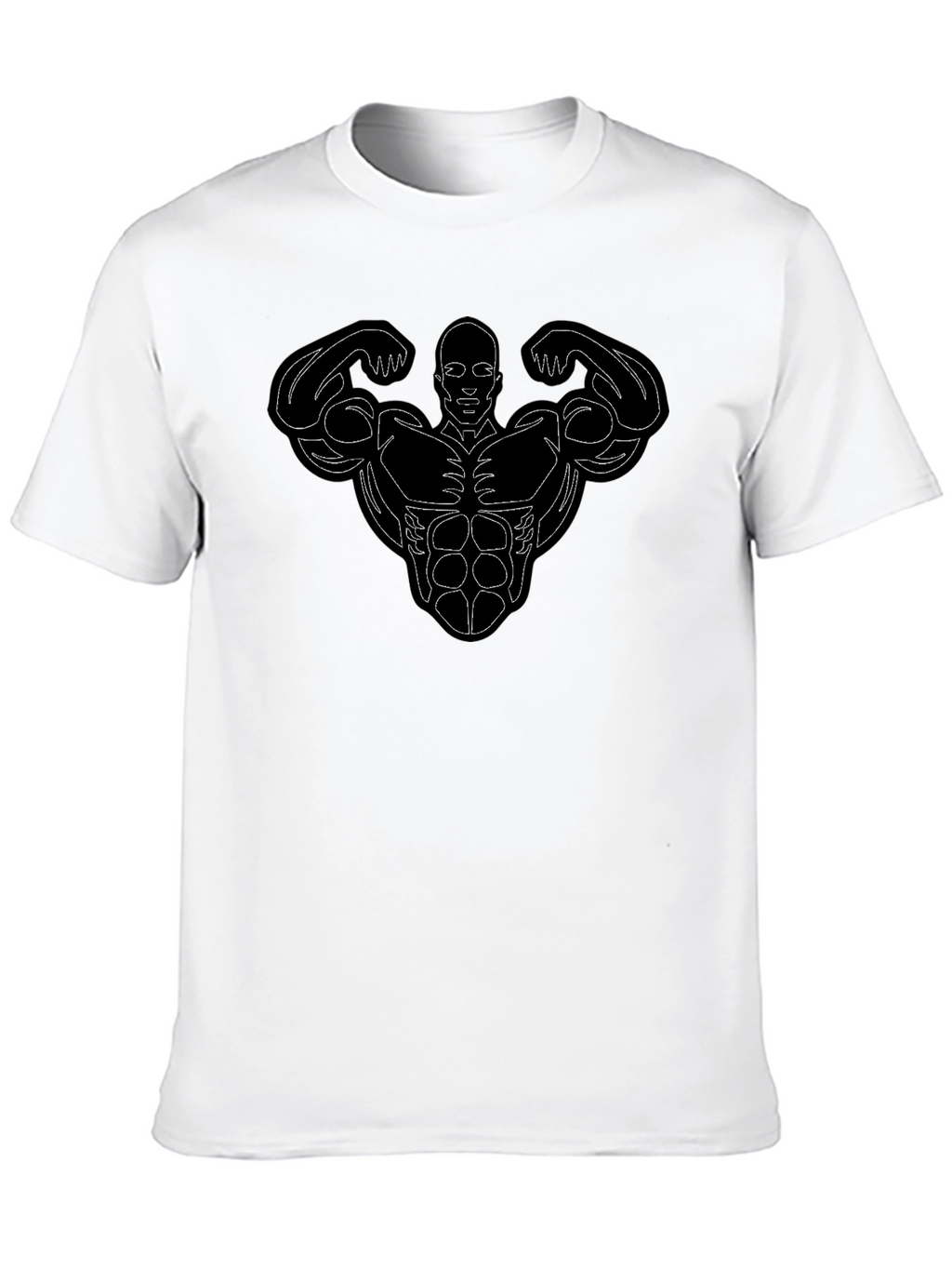 Muscle Man Graphic Tee - Black