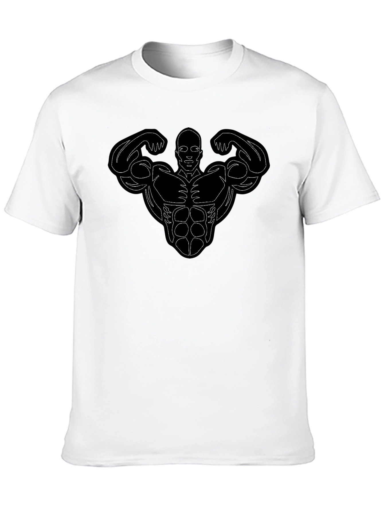 Muscle Man Graphic Tee - Black