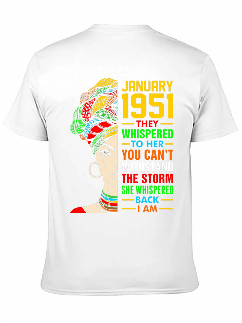 January 1951 Black Woman T-Shirt