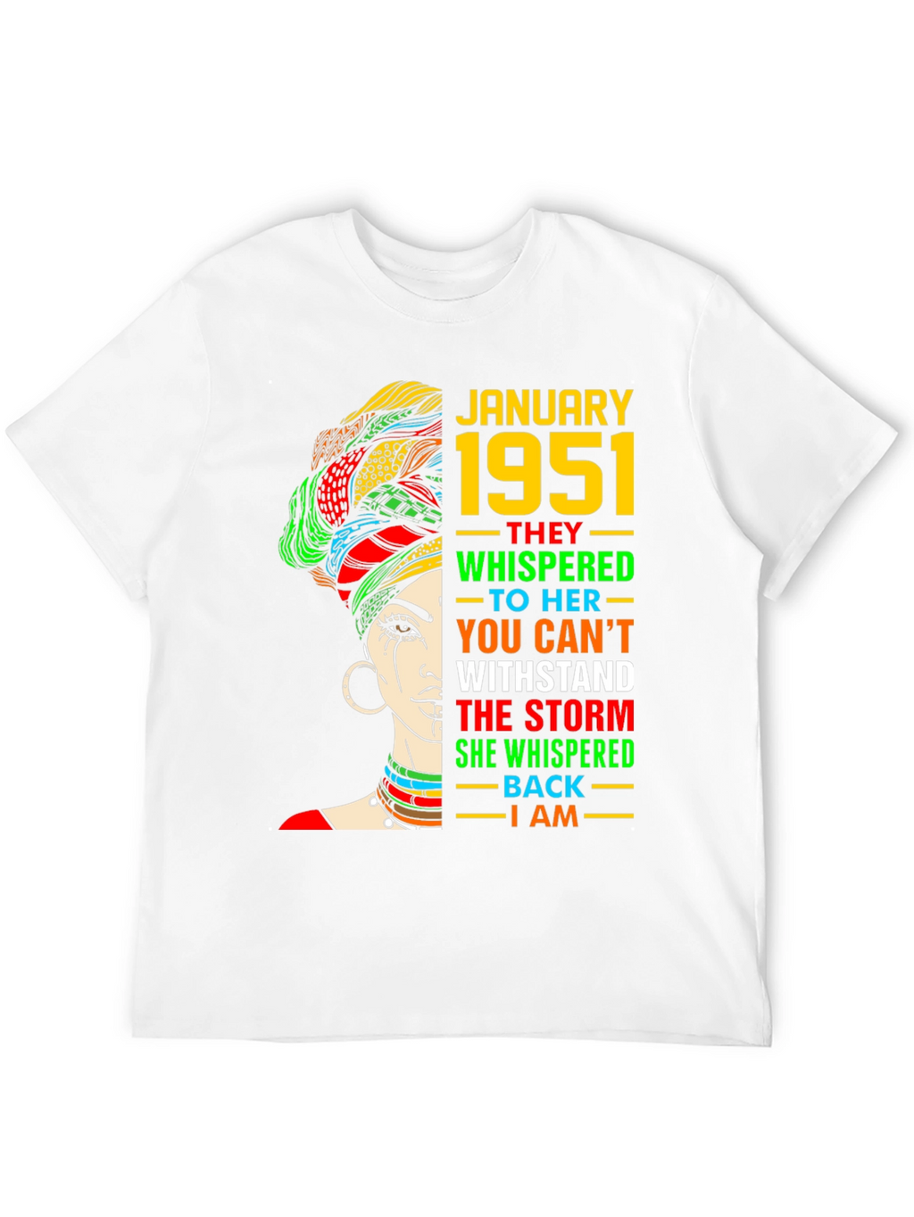 January 1951 Black Woman T-Shirt