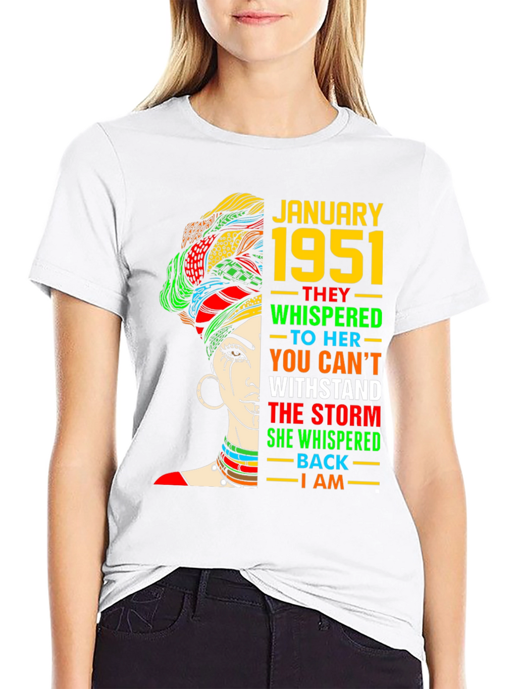January 1951 Black Woman T-Shirt