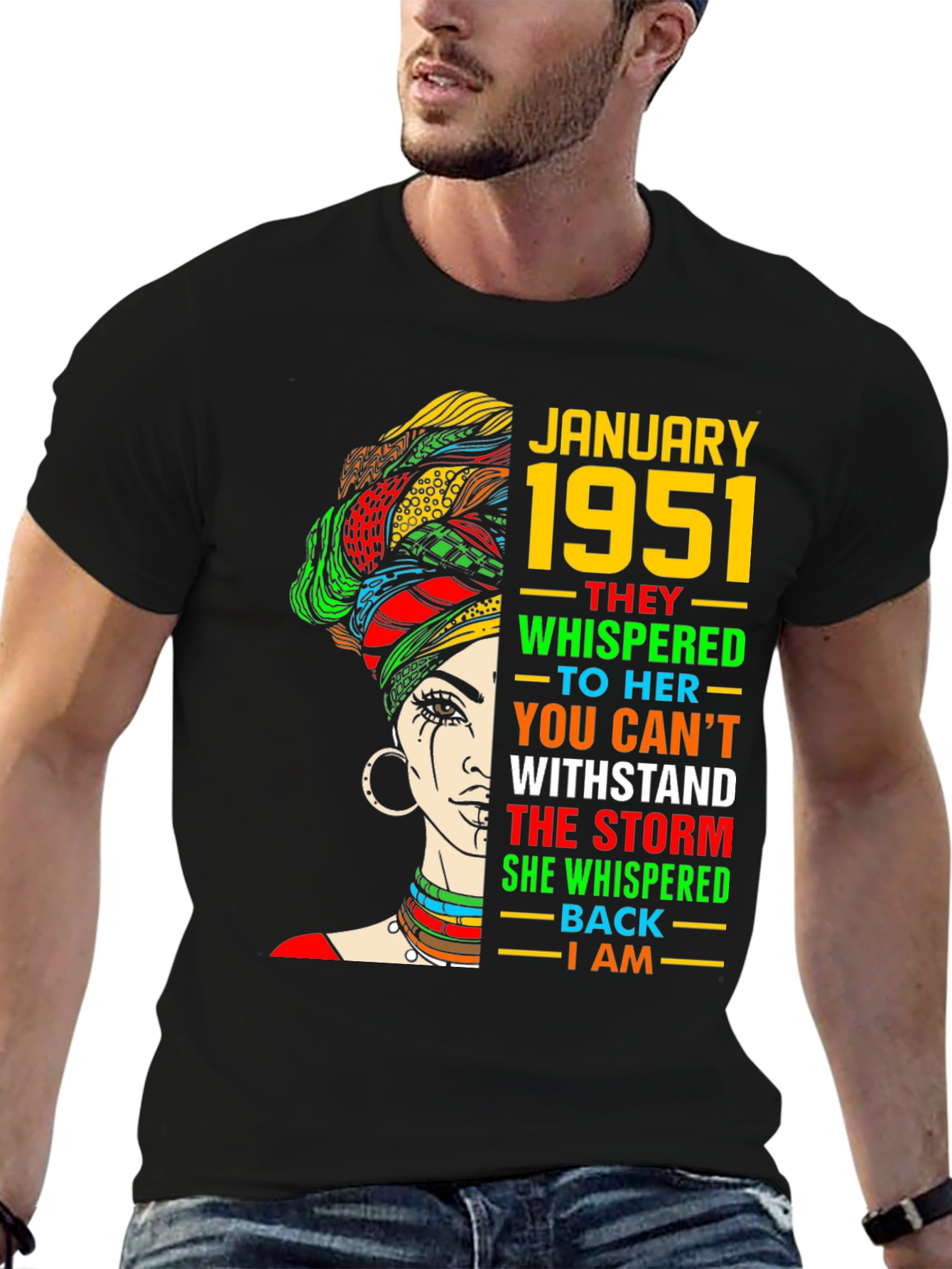 January 1951 Black Woman T-Shirt