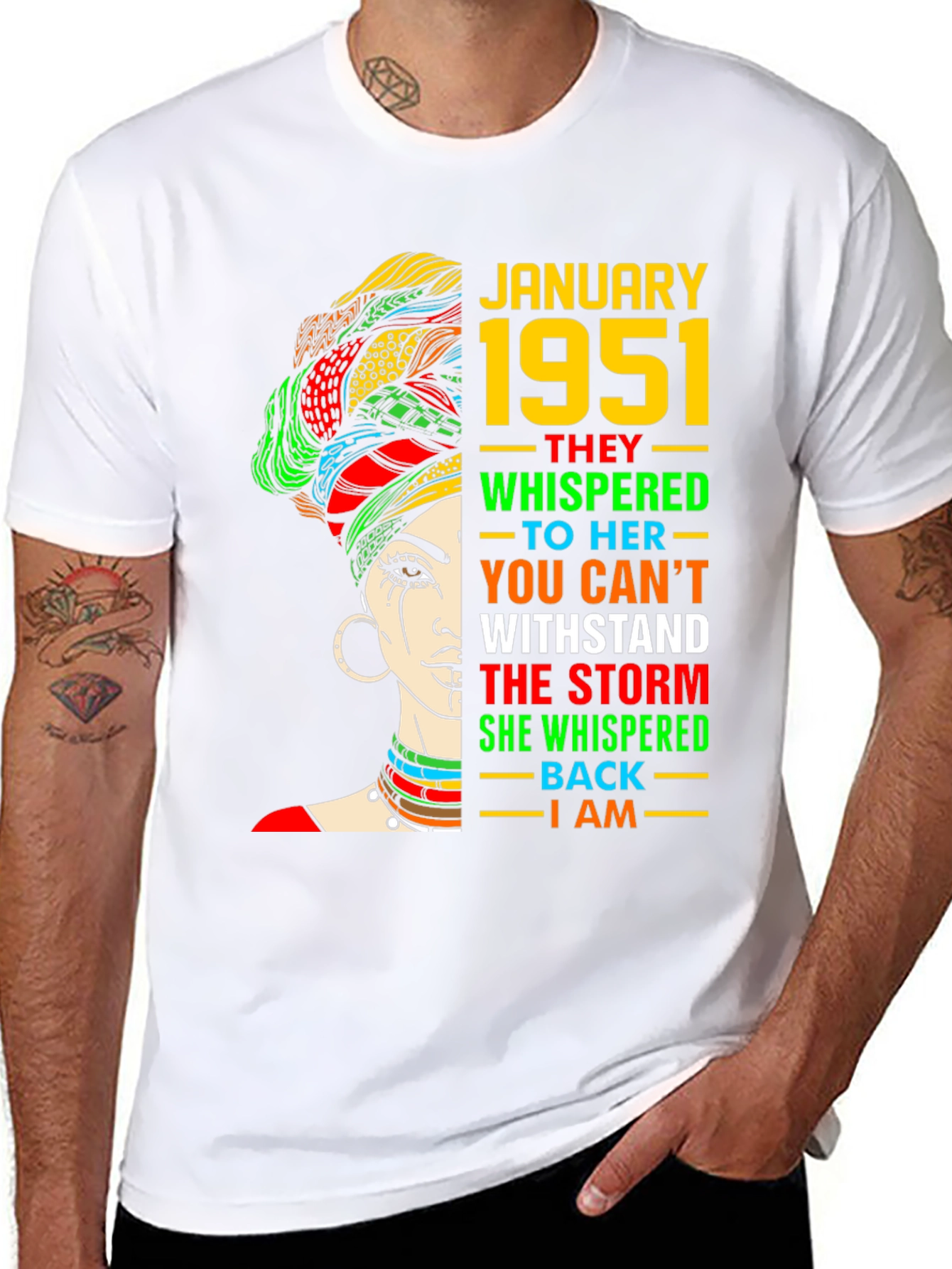 January 1951 Black Woman T-Shirt