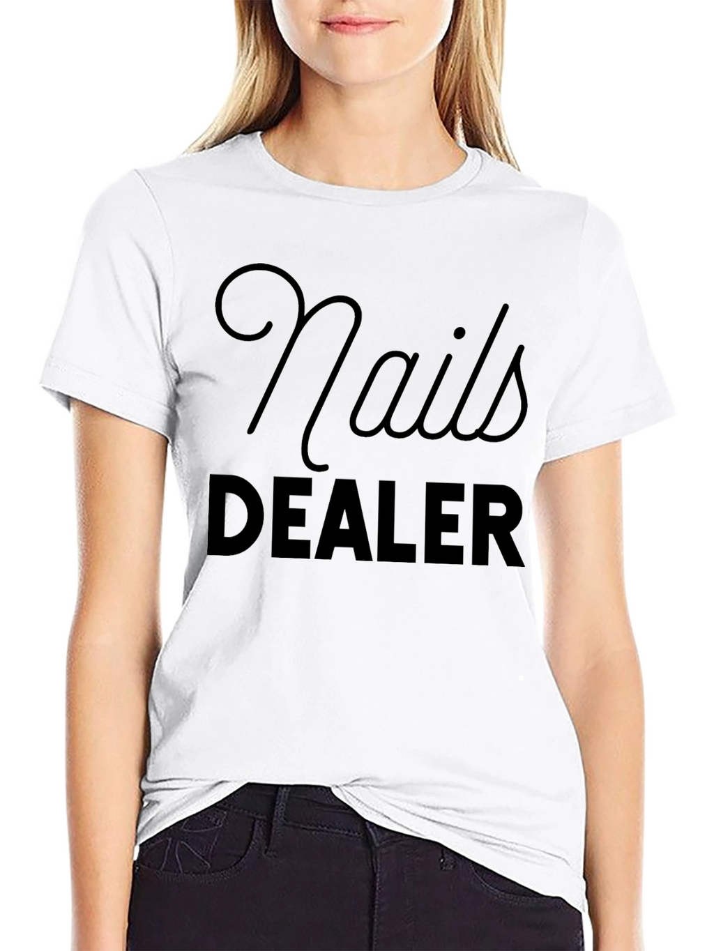 Nails Dealer Graphic T-Shirt - Black