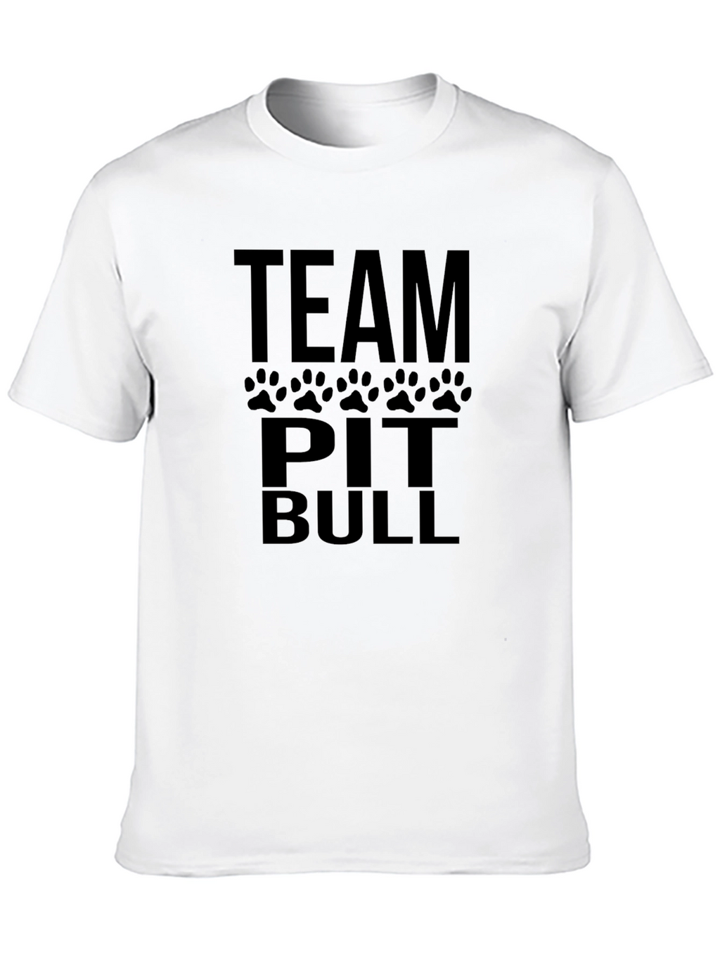 Team Pitbull Black Graphic Tee Shirt