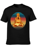 Fiery Yoga Meditation T-Shirt