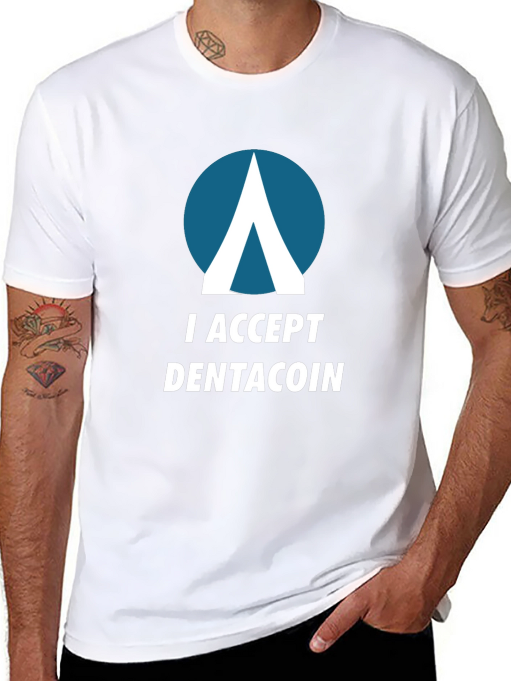 I Accept Dentacoin T-Shirt - Crypto Tee