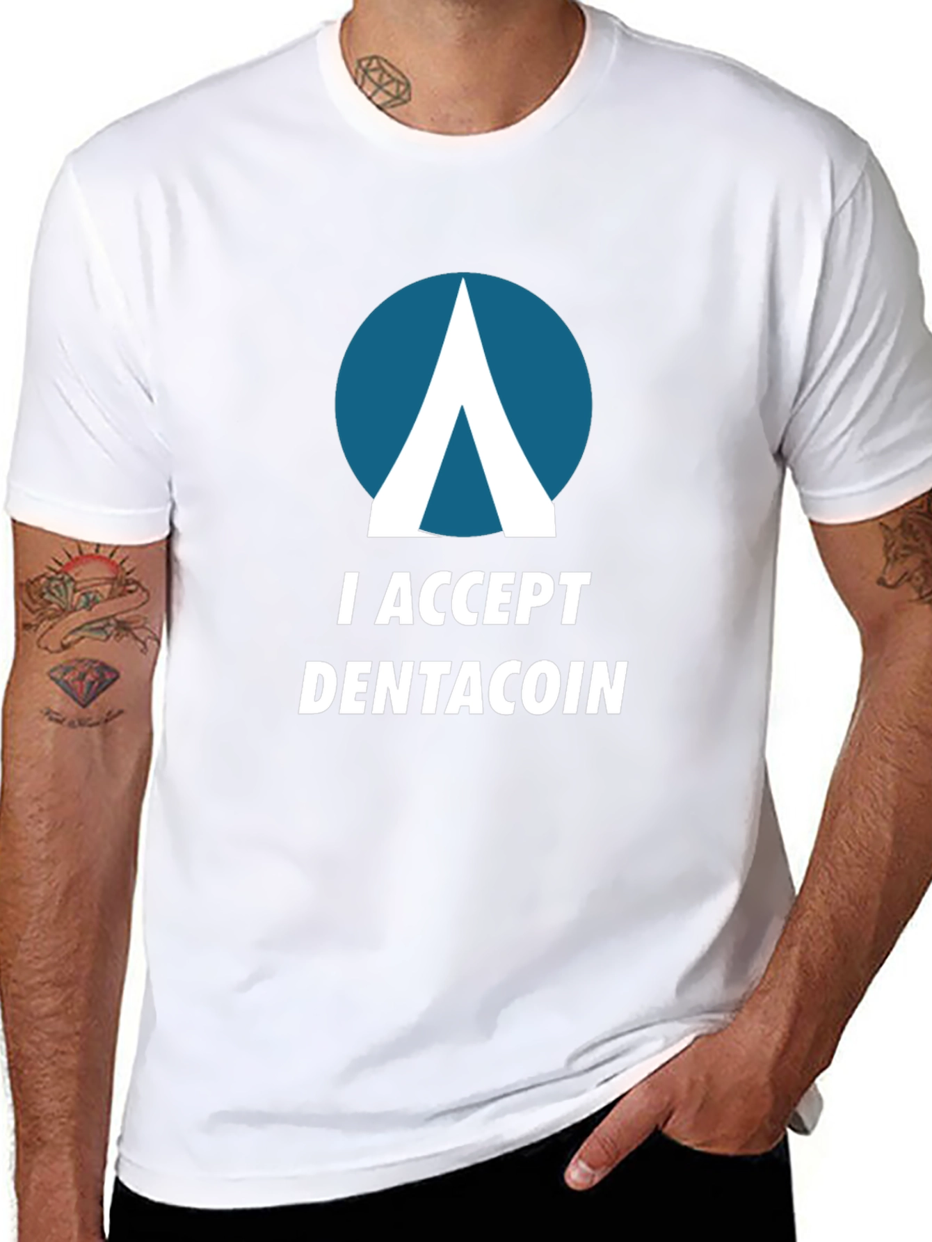 I Accept Dentacoin T-Shirt - Crypto Tee