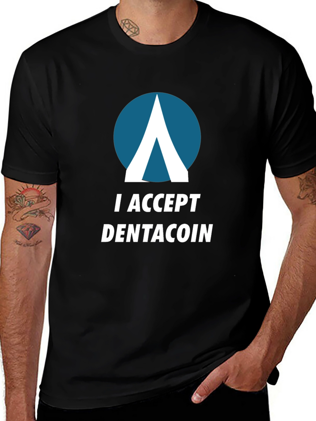 I Accept Dentacoin T-Shirt - Crypto Tee