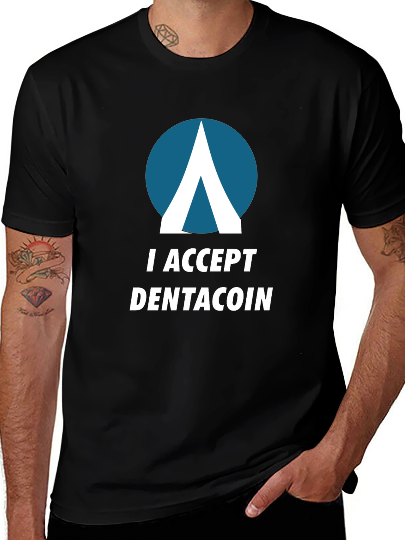 I Accept Dentacoin T-Shirt - Crypto Tee