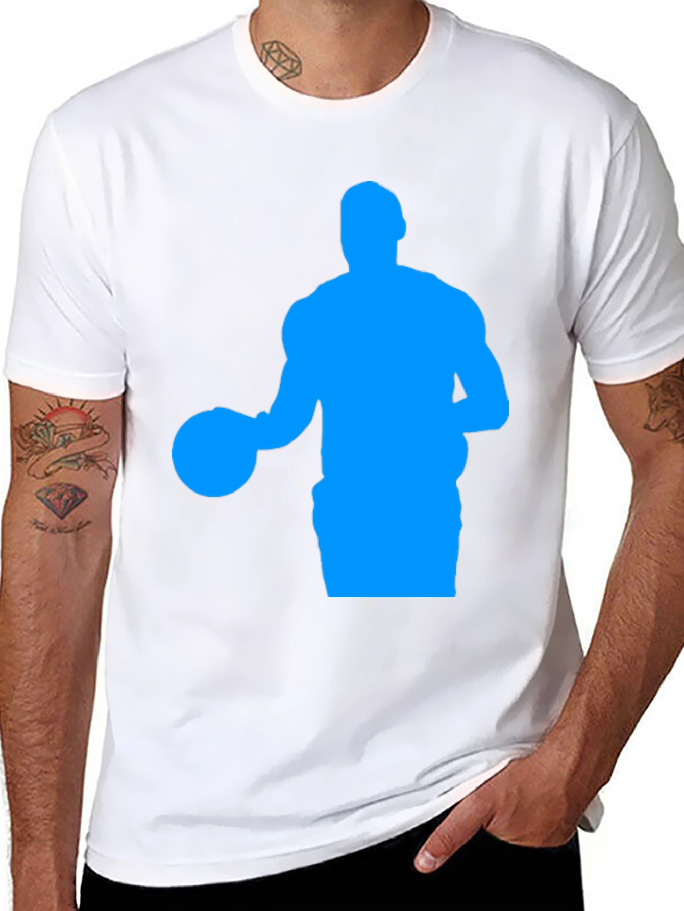 Basketball Player Silhouette T-Shirt