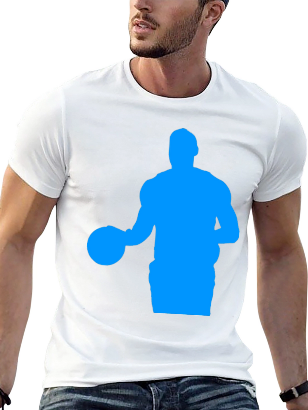 Basketball Player Silhouette T-Shirt
