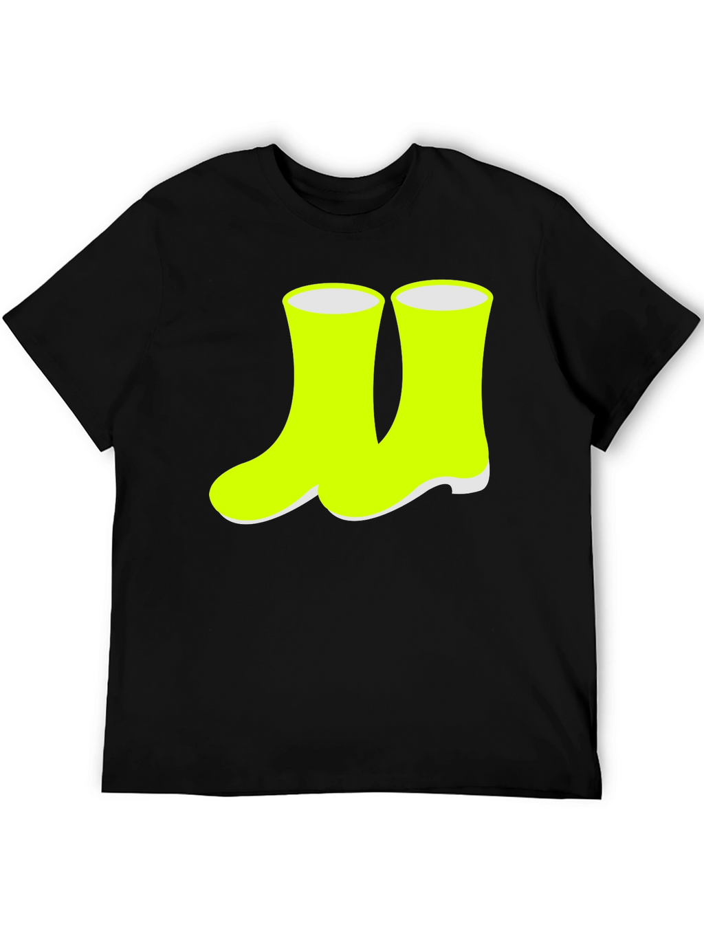 Neon Rain Boots Graphic Tee
