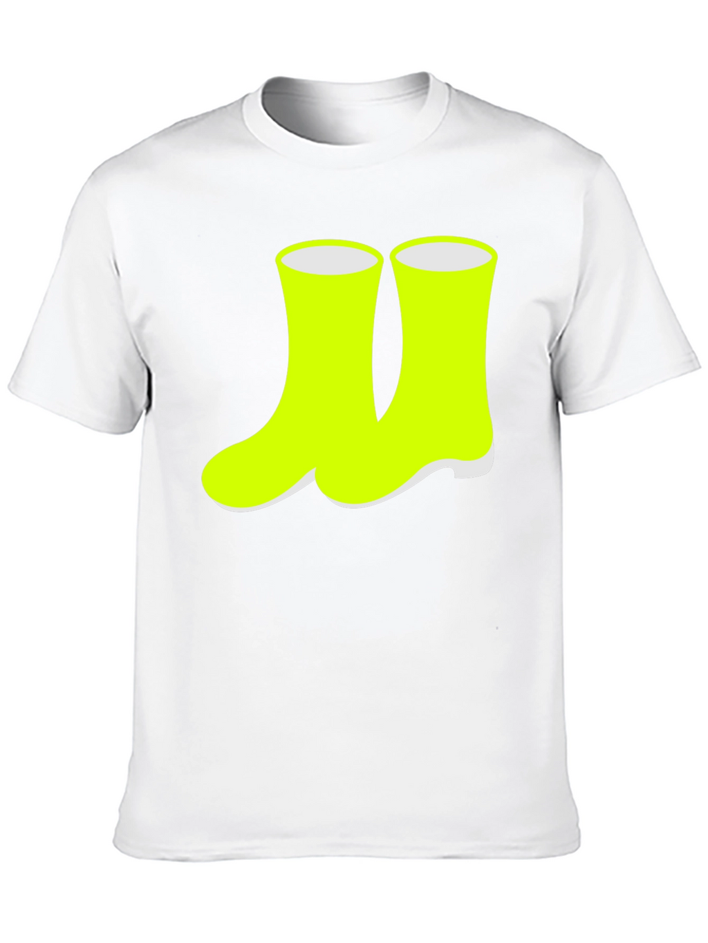 Neon Rain Boots Graphic Tee