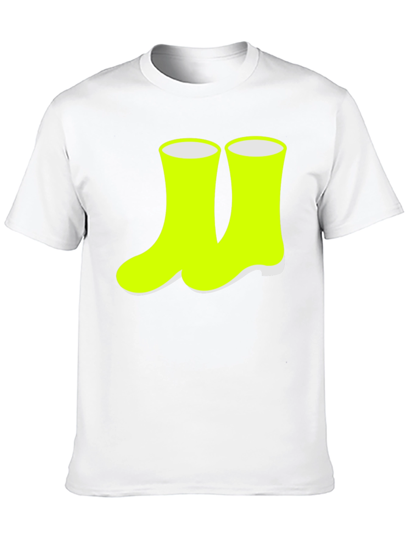 Neon Rain Boots Graphic Tee