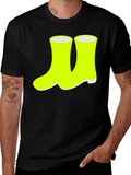 Neon Rain Boots Graphic Tee