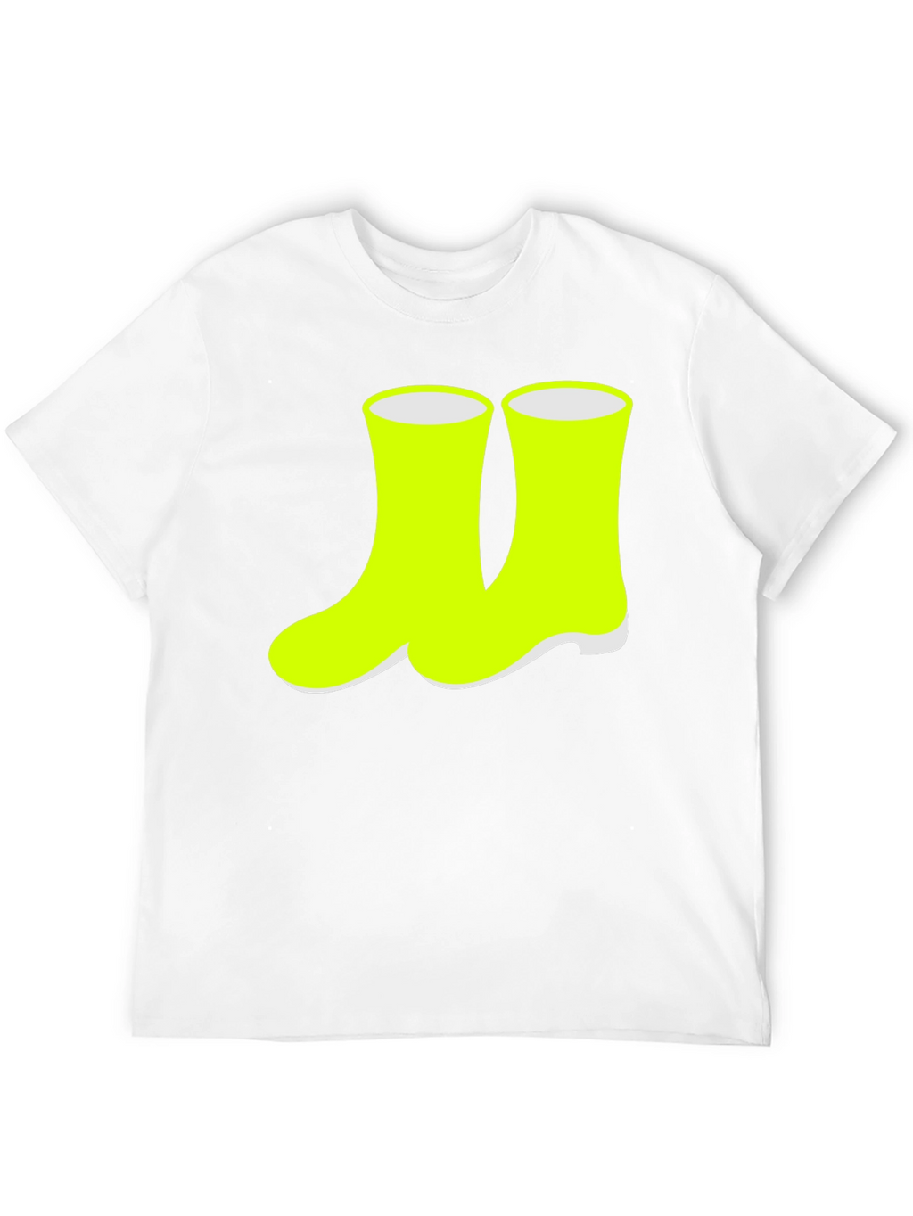 Neon Rain Boots Graphic Tee