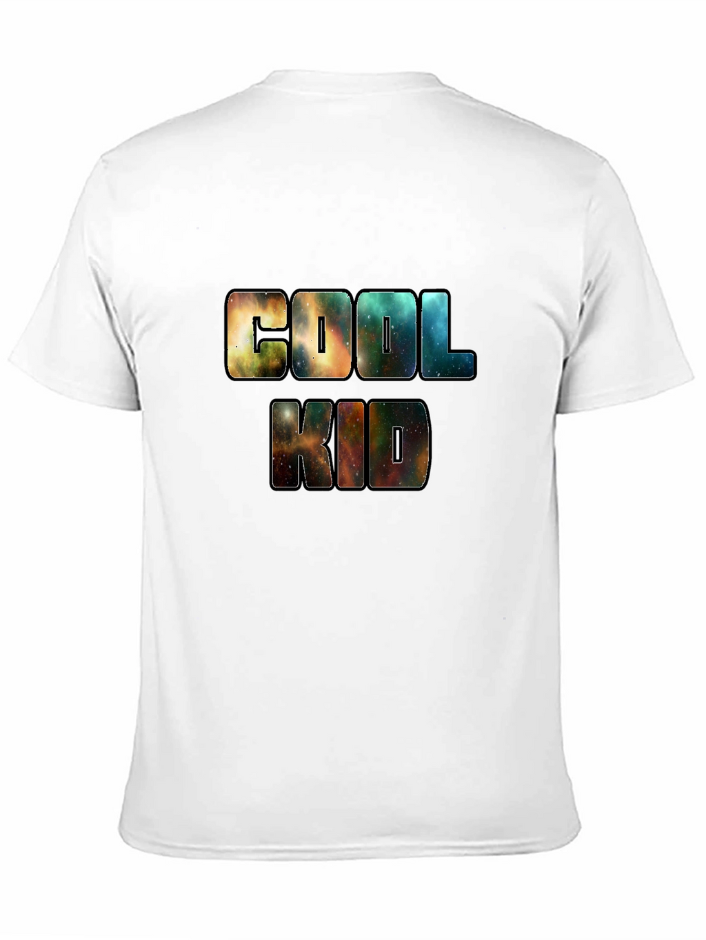 Cool Kid Galaxy Print Black T-Shirt