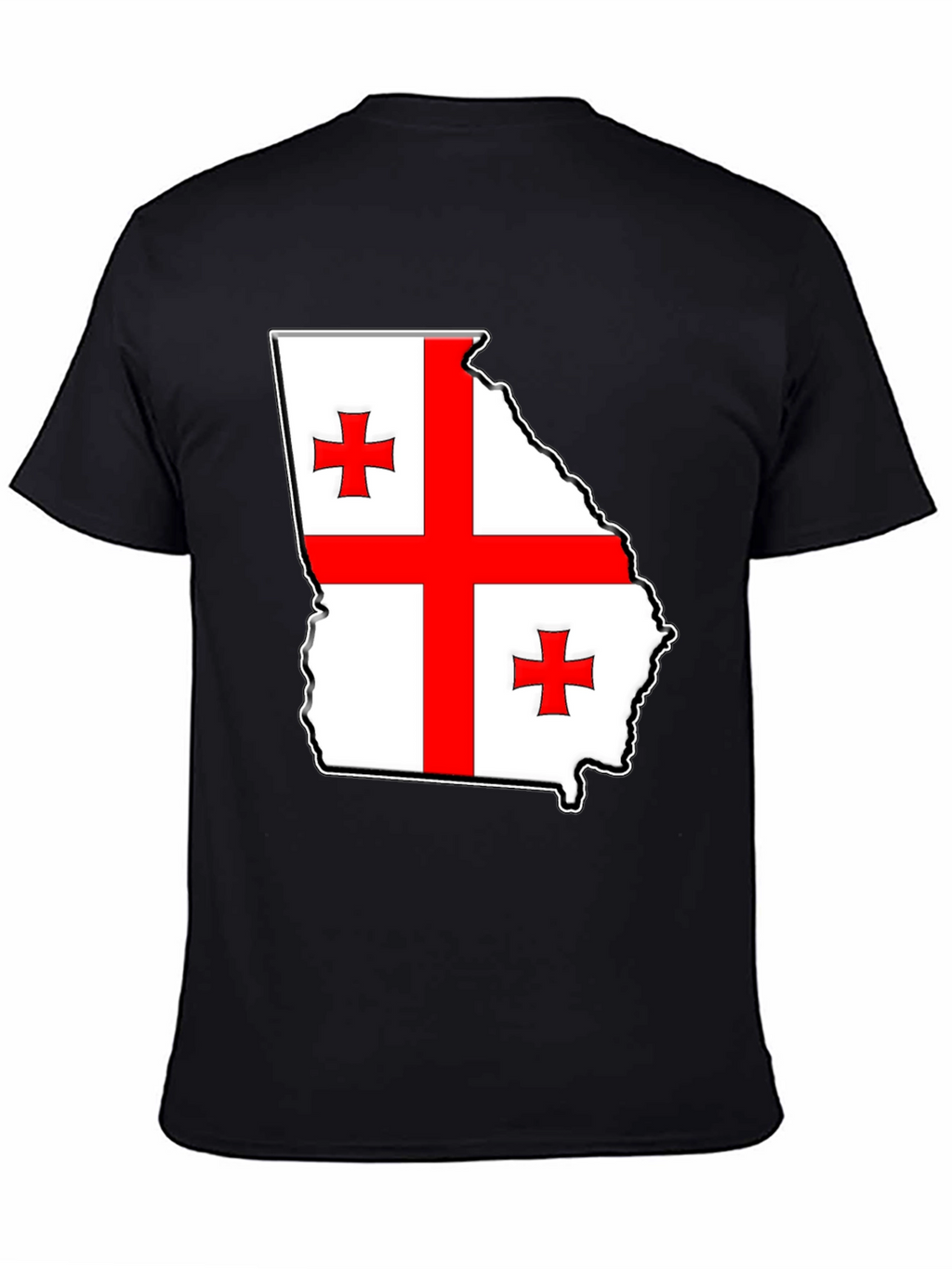 Georgia Flag Map T-Shirt