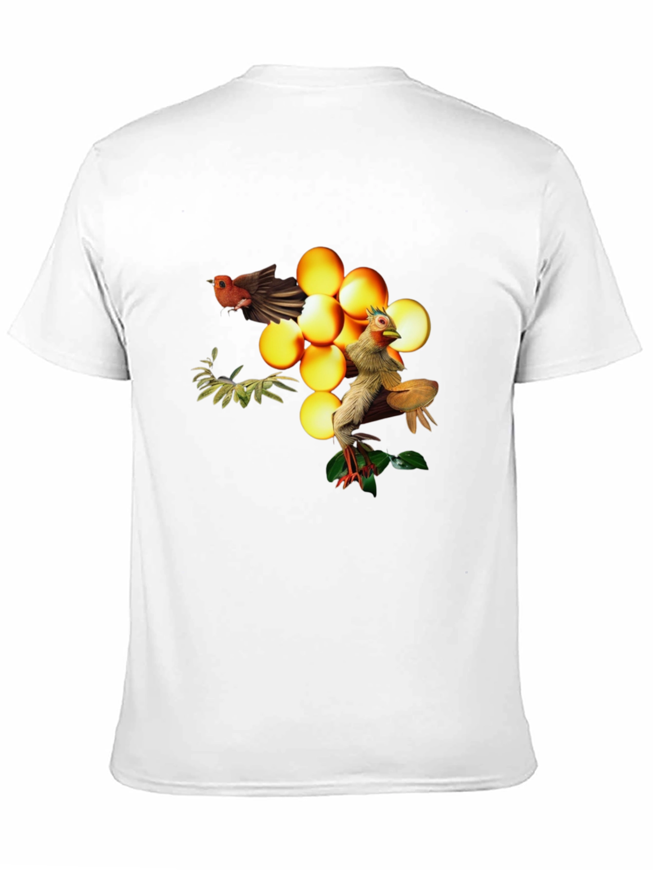 Bird and Egg Graphic T-Shirt - Unique Design