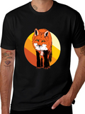 Fox Graphic Tee - Cool Animal Design