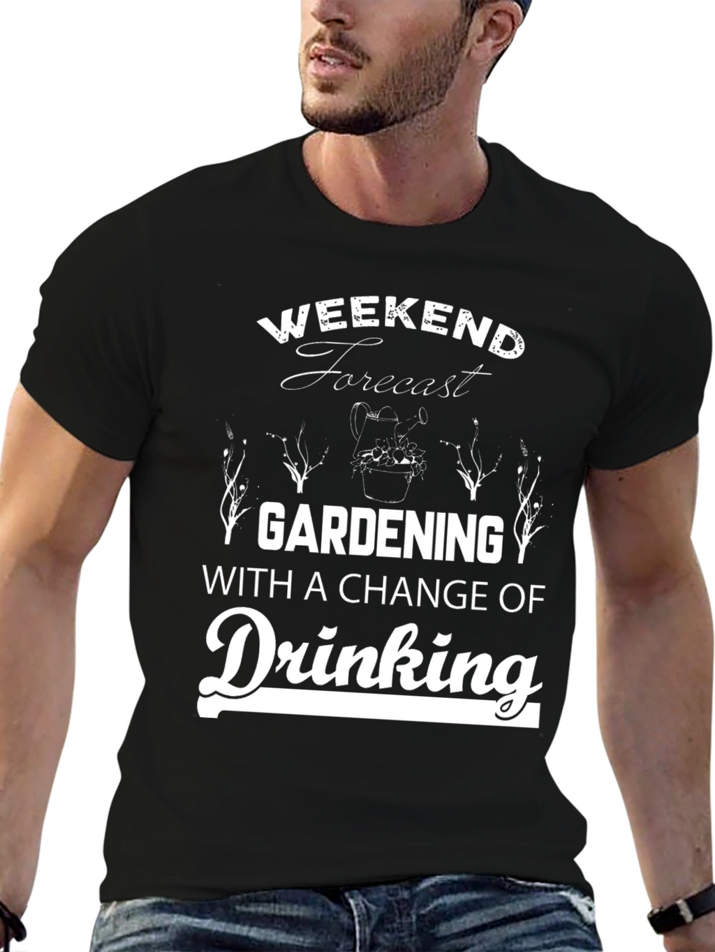 Gardening & Drinking Weekend Forecast T-Shirt