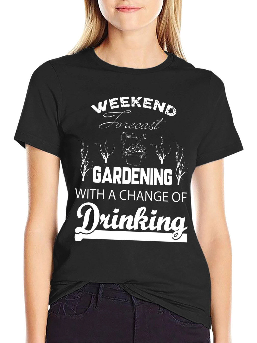 Gardening & Drinking Weekend Forecast T-Shirt