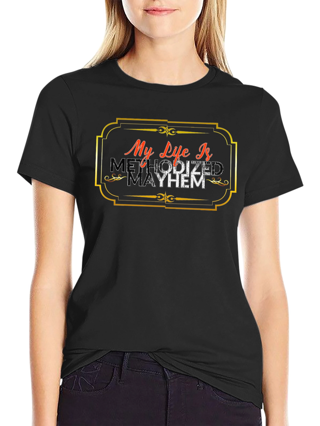 Methodized Mayhem Graphic Tee - Black