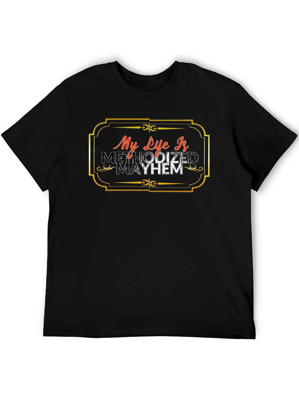 Methodized Mayhem Graphic Tee - Black