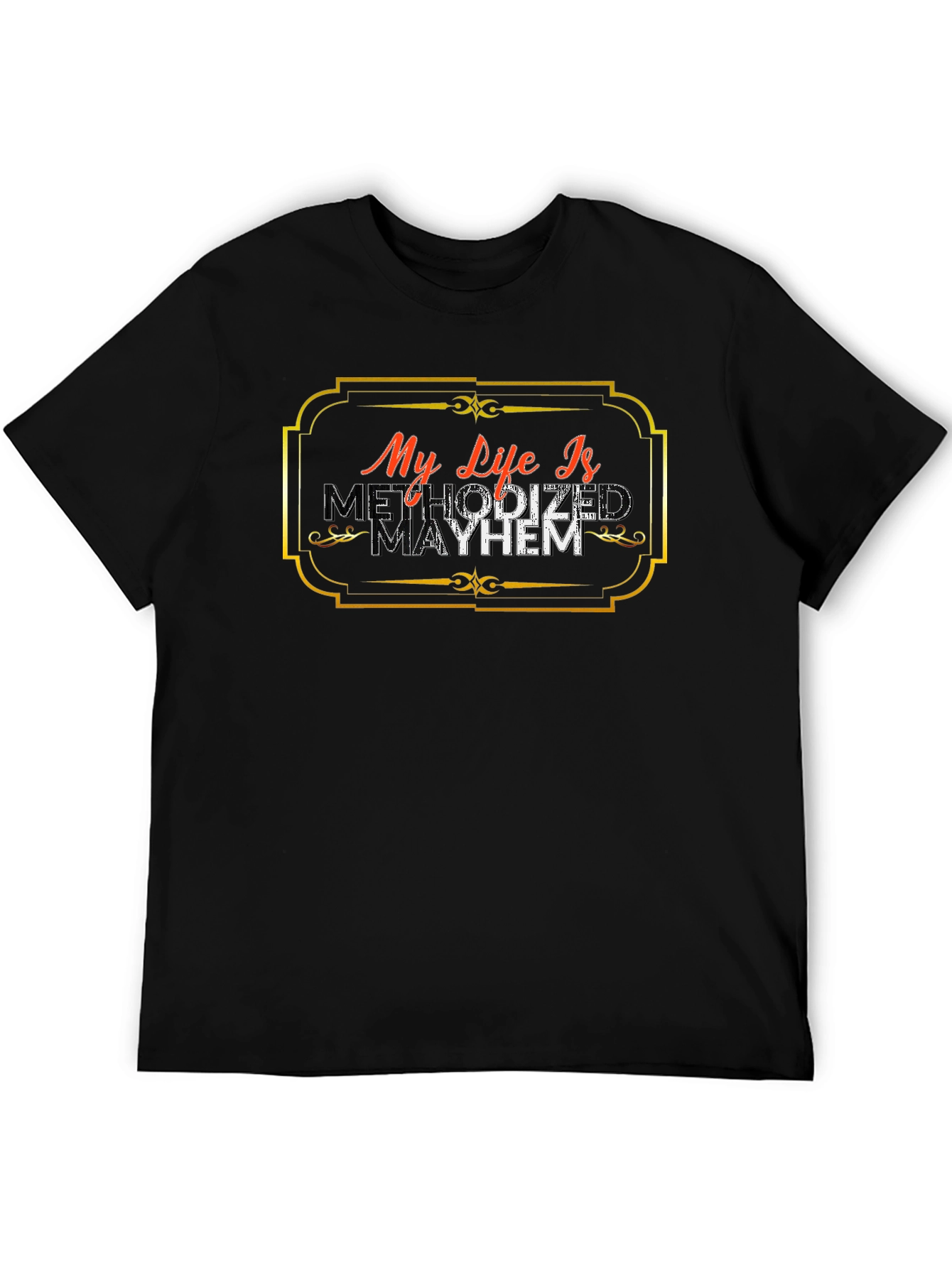 Methodized Mayhem Graphic Tee - Black