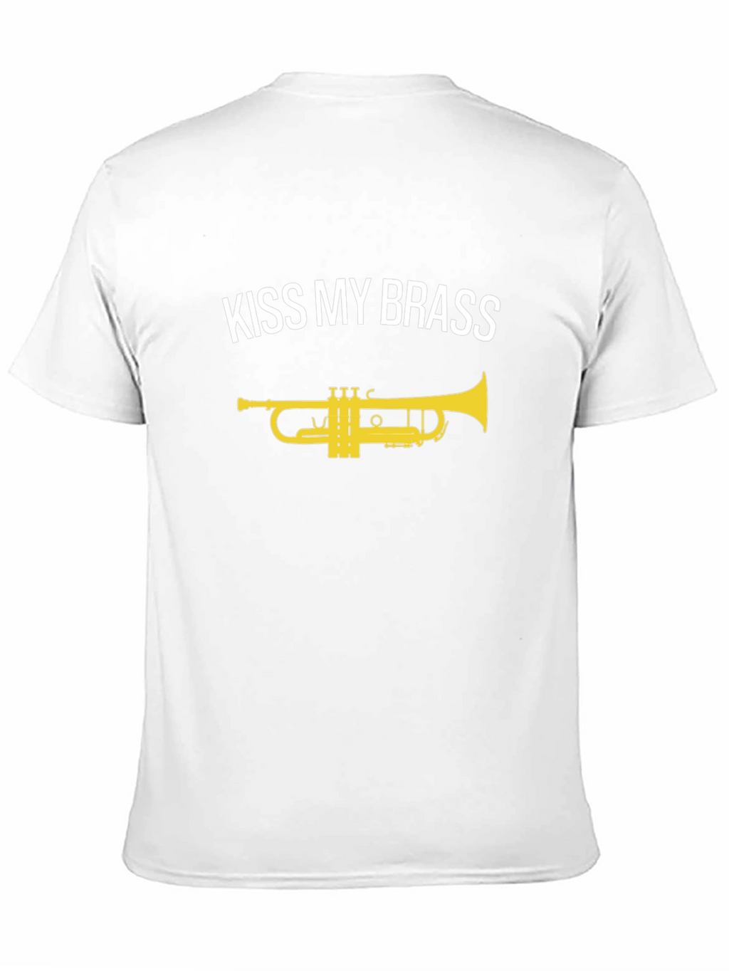 Kiss My Brass Trumpet Black T-Shirt