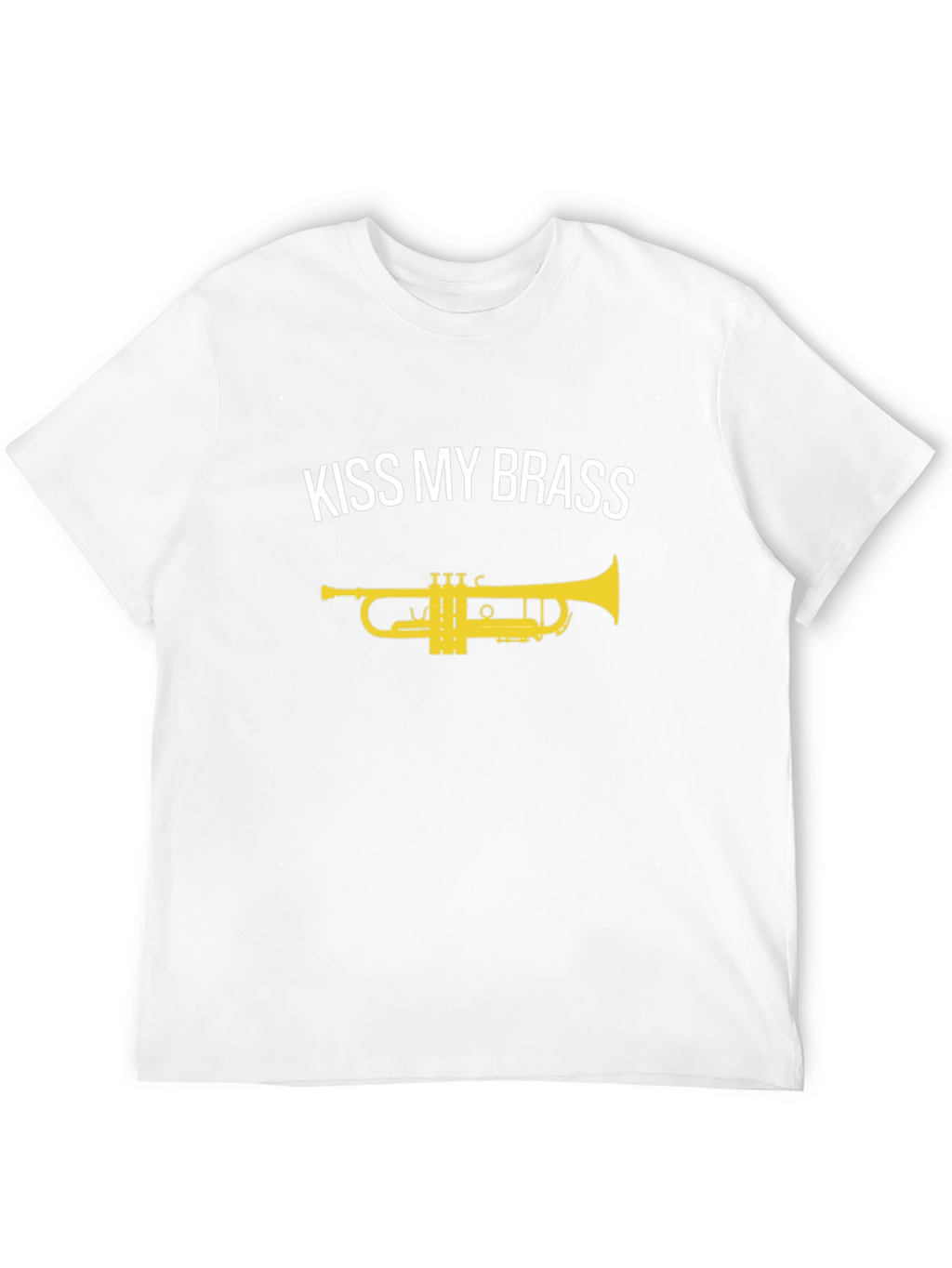 Kiss My Brass Trumpet Black T-Shirt