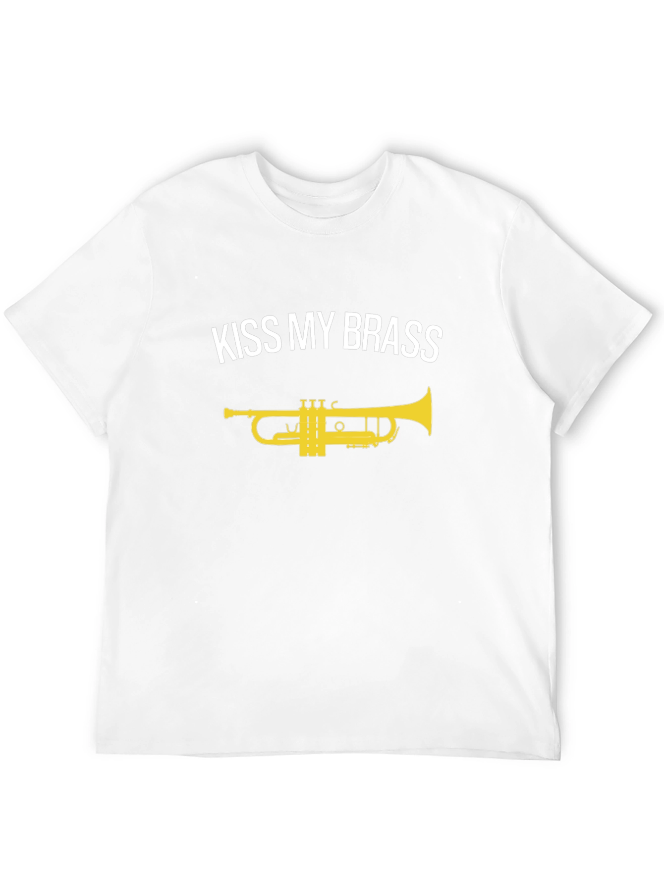 Kiss My Brass Trumpet Black T-Shirt
