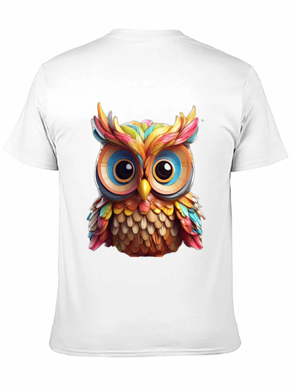 Rainbow Owl Graphic T-Shirt