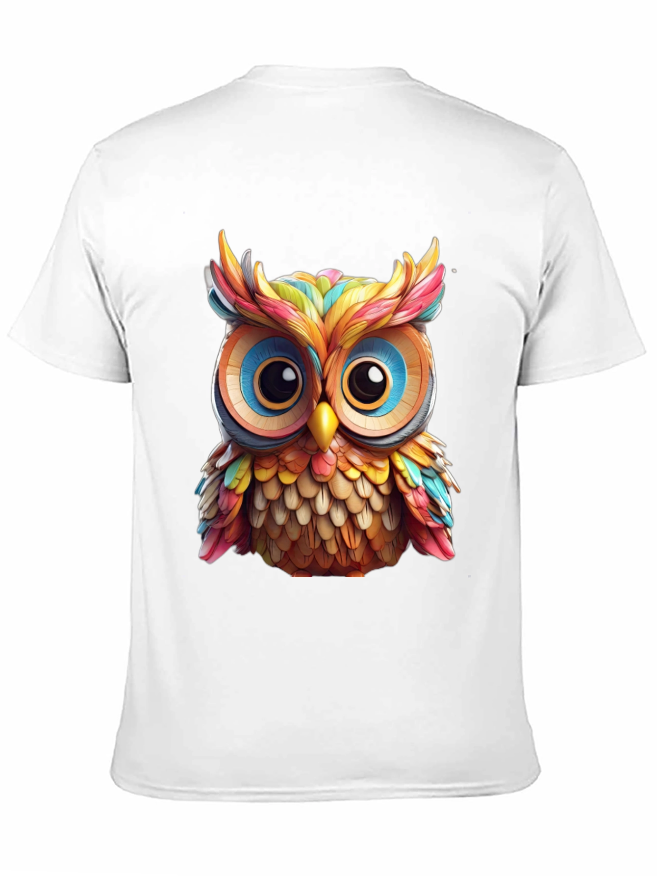Rainbow Owl Graphic T-Shirt