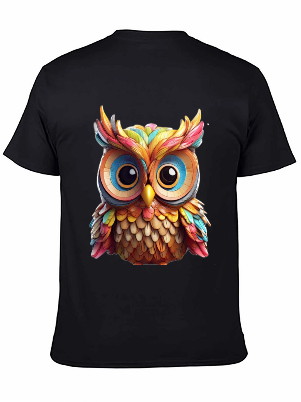 Rainbow Owl Graphic T-Shirt