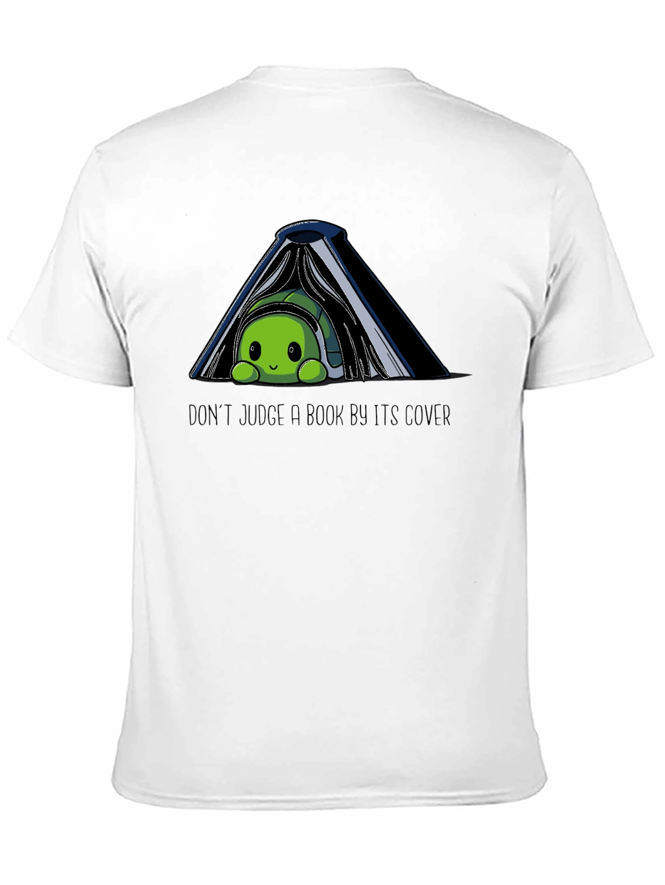 Dont Judge a Book By Its Cover Turtle T-Shirt