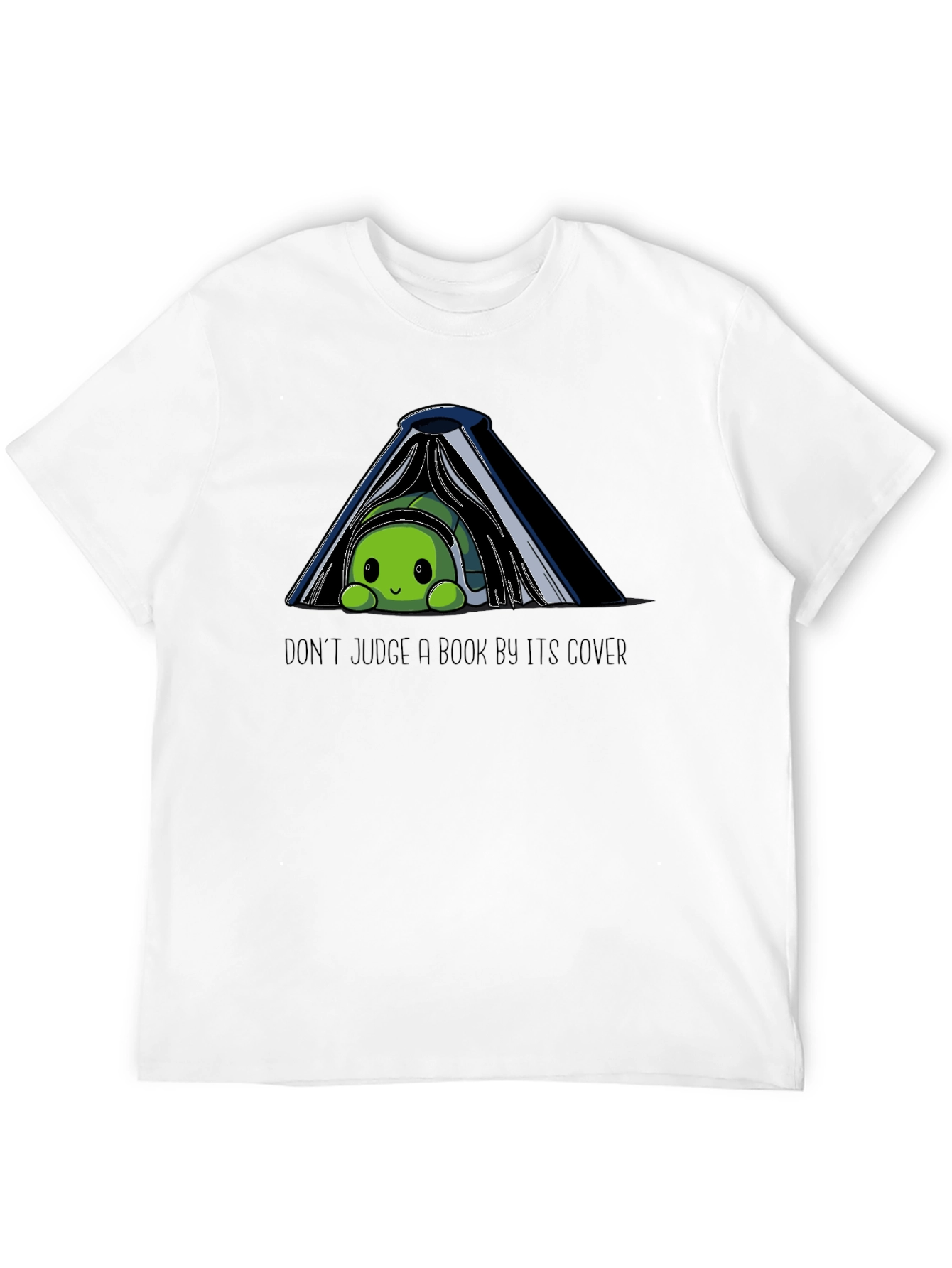 Dont Judge a Book By Its Cover Turtle T-Shirt