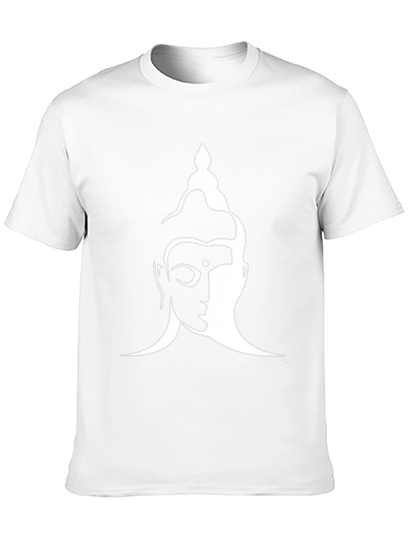 Buddha Graphic Print Black T-Shirt