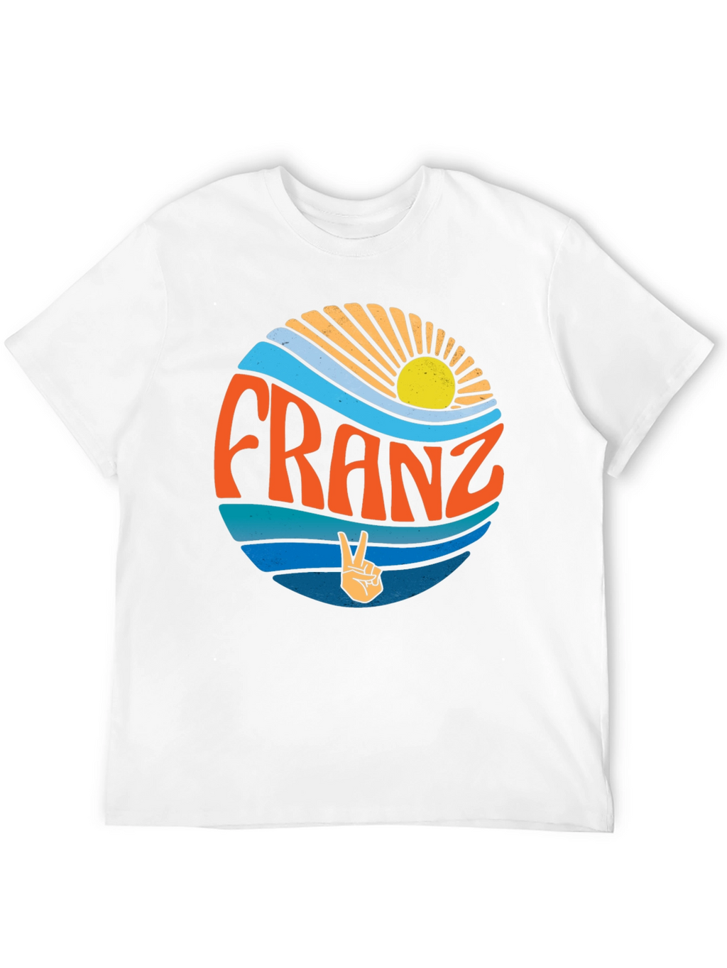 Franz Peace Sign T-Shirt - Retro Style