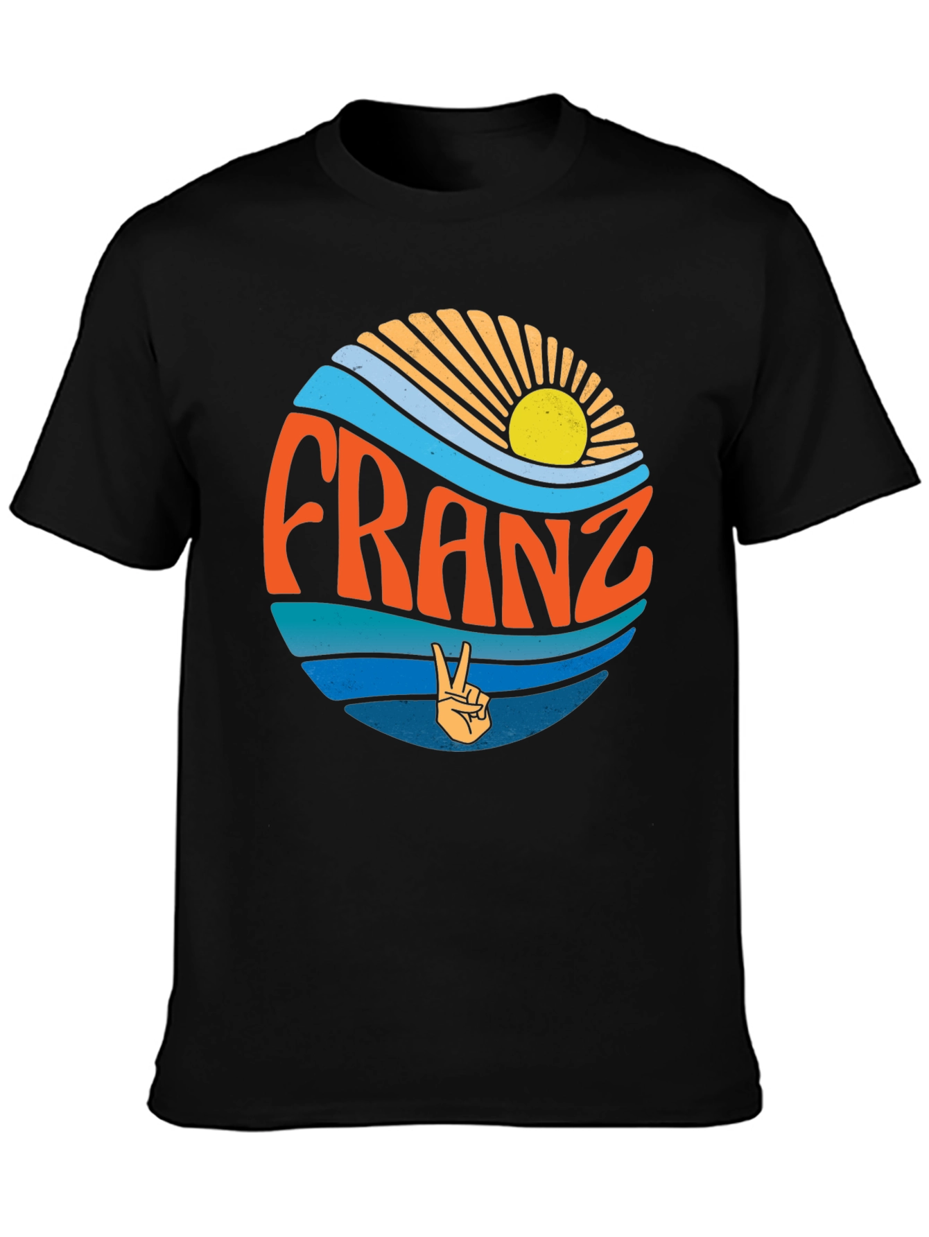 Franz Peace Sign T-Shirt - Retro Style