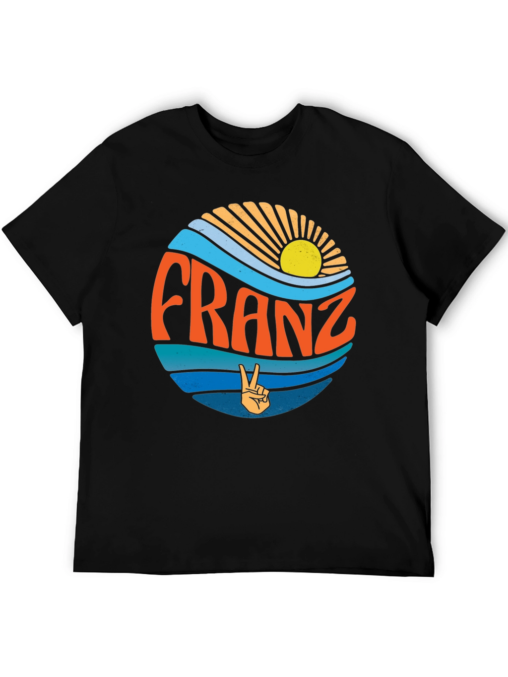 Franz Peace Sign T-Shirt - Retro Style