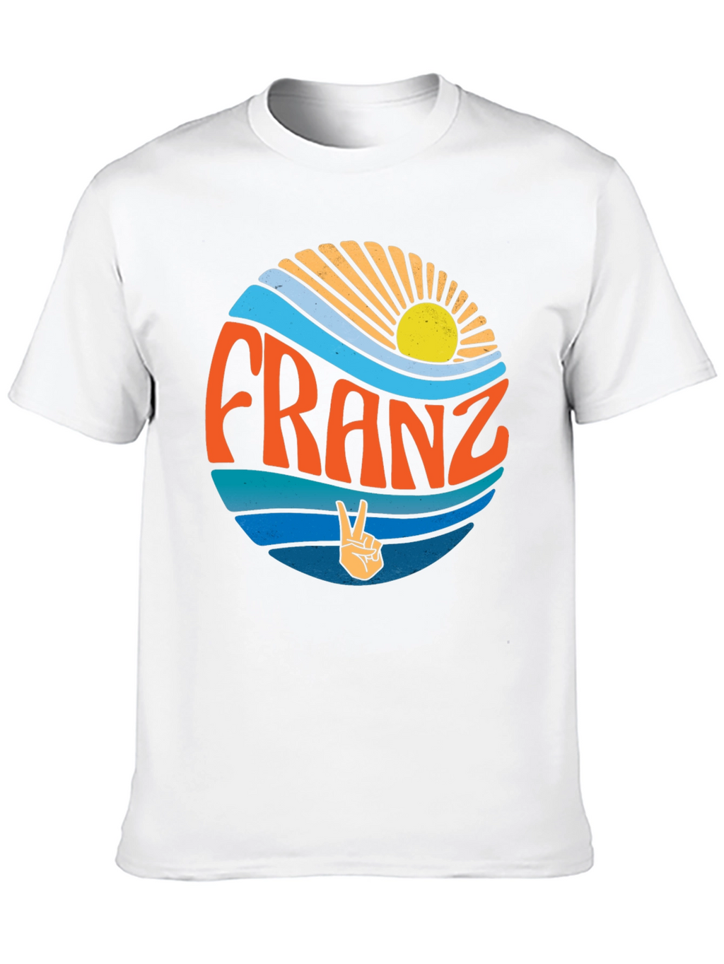 Franz Peace Sign T-Shirt - Retro Style