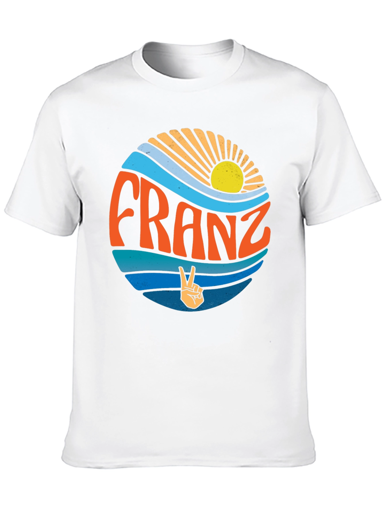Franz Peace Sign T-Shirt - Retro Style
