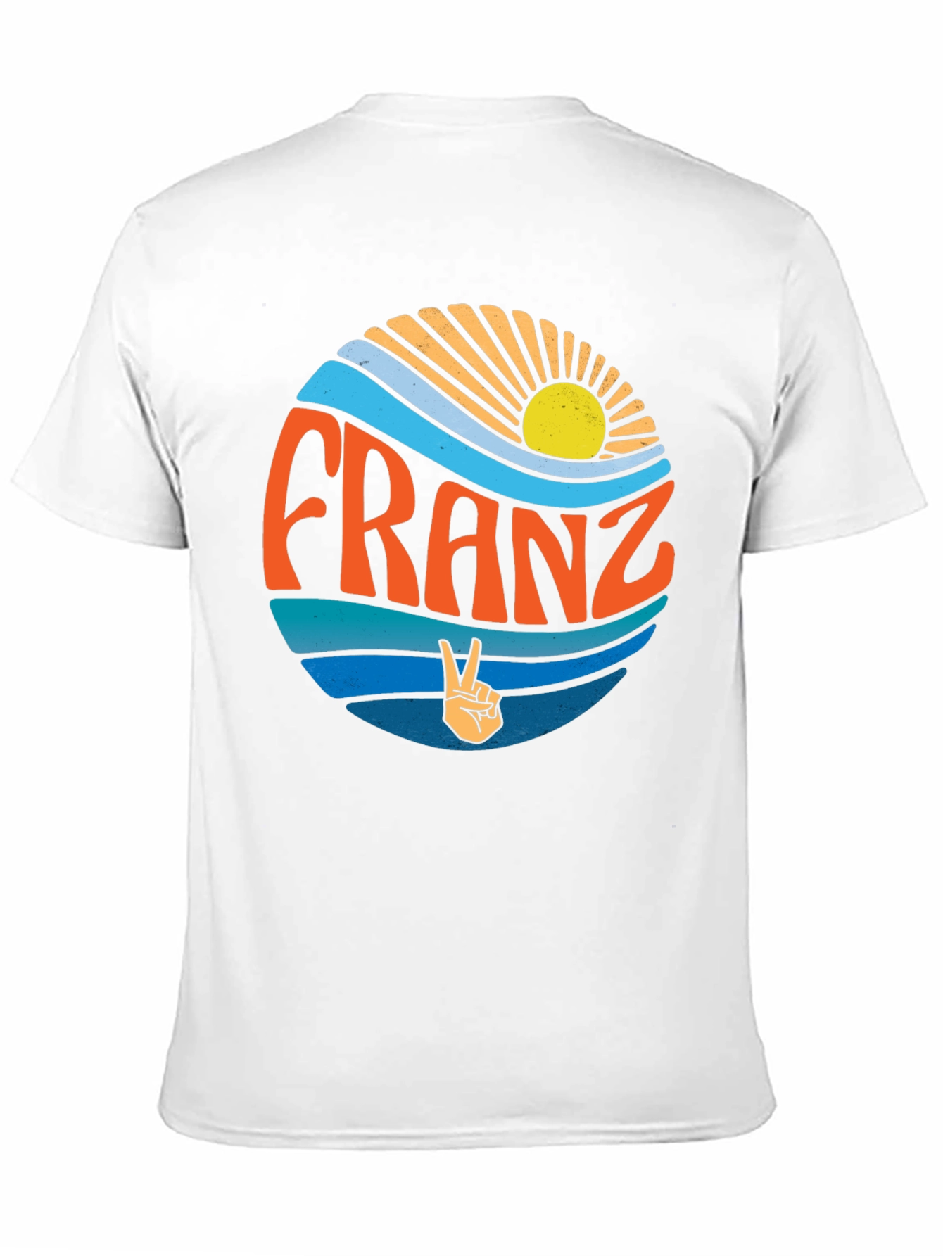 Franz Peace Sign T-Shirt - Retro Style