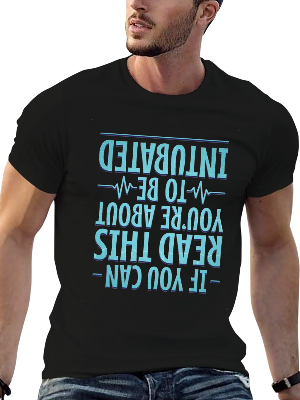 Intubated Funny Medical T-Shirt